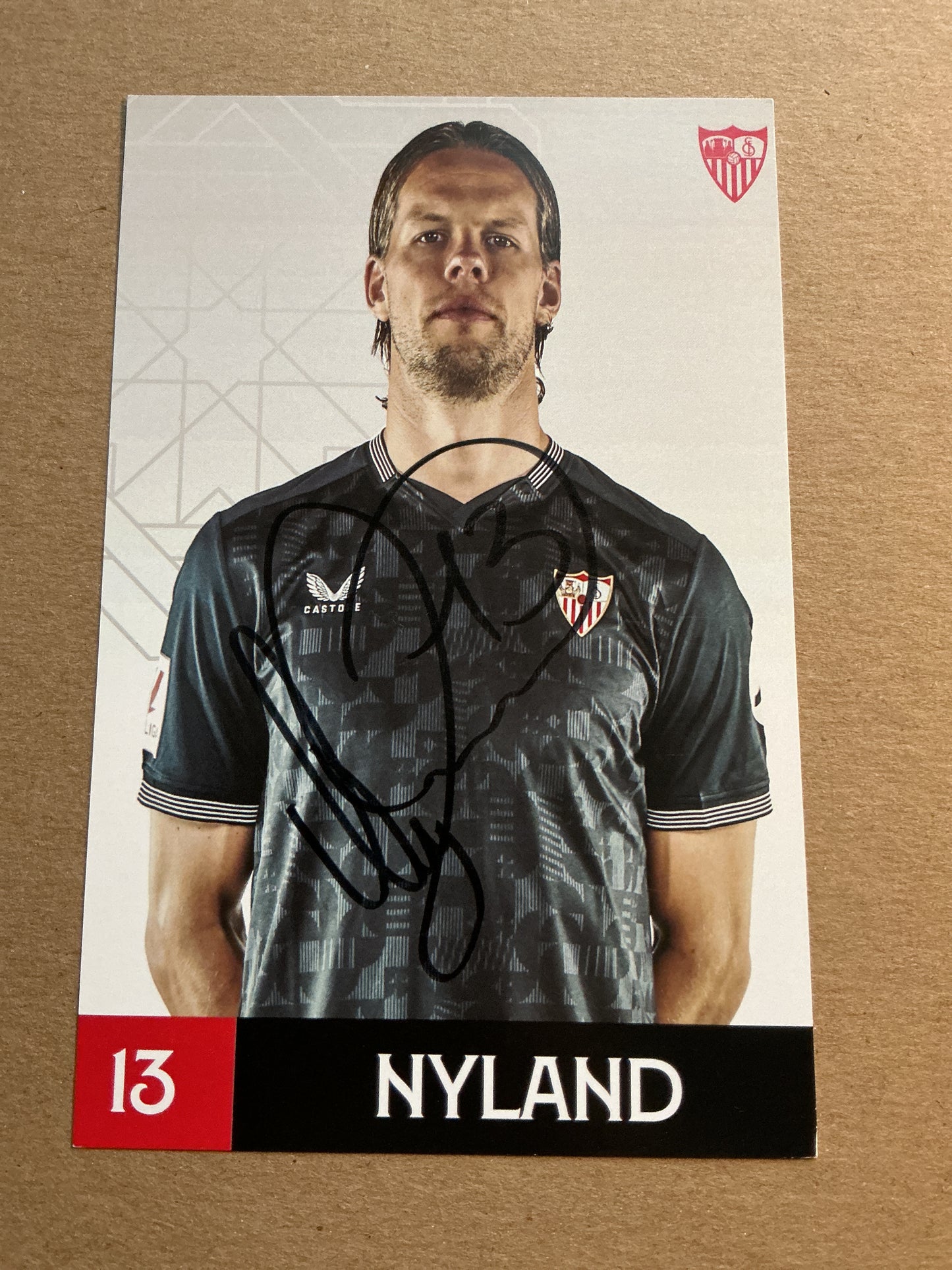 Ørjan Nyland, Norway 🇳🇴 Sevilla FC 2023/24 hand signed