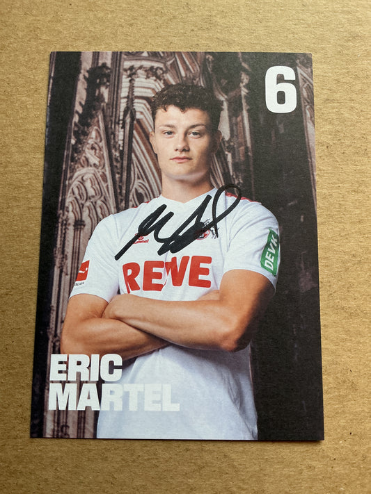Eric Martel, Germany 🇩🇪 1.FC Köln 2023/24 hand signed