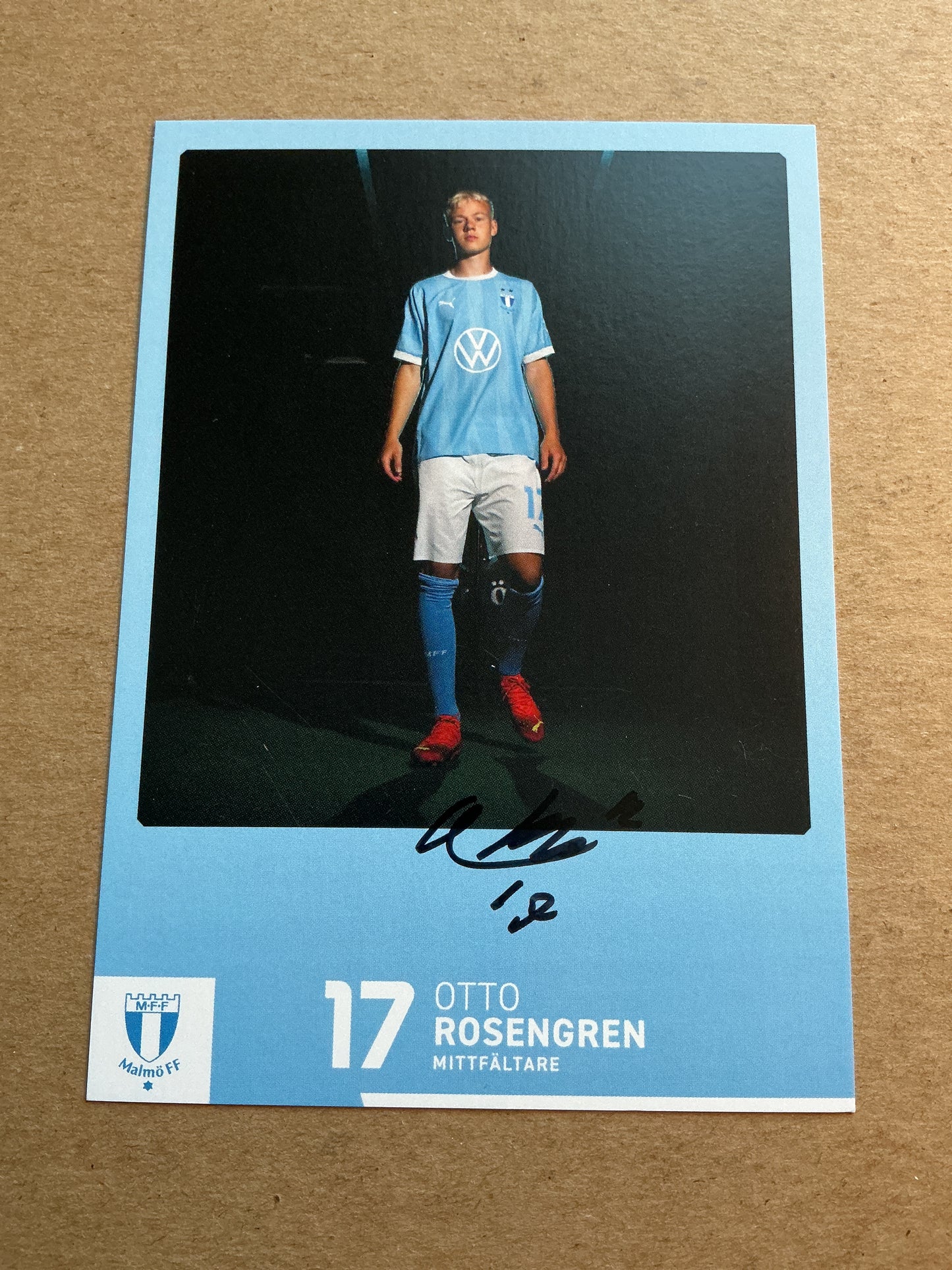 Otto Rosengren, Sweden 🇸🇪 Malmö FF 2023/24 hand signed