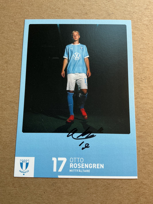 Otto Rosengren, Sweden 🇸🇪 Malmö FF 2023/24 hand signed