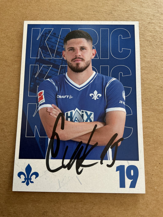 Emir Karic, Austria 🇦🇹 SV Darmstadt 98 2023/24 hand signed