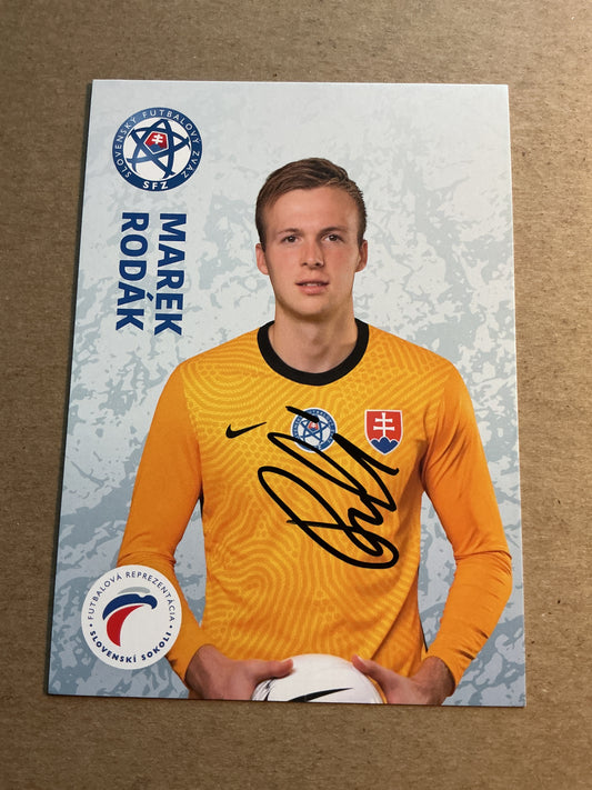 Marek Rodak, Slovakia 🇸🇰 UEFA Euro Cup 2020 hand signed