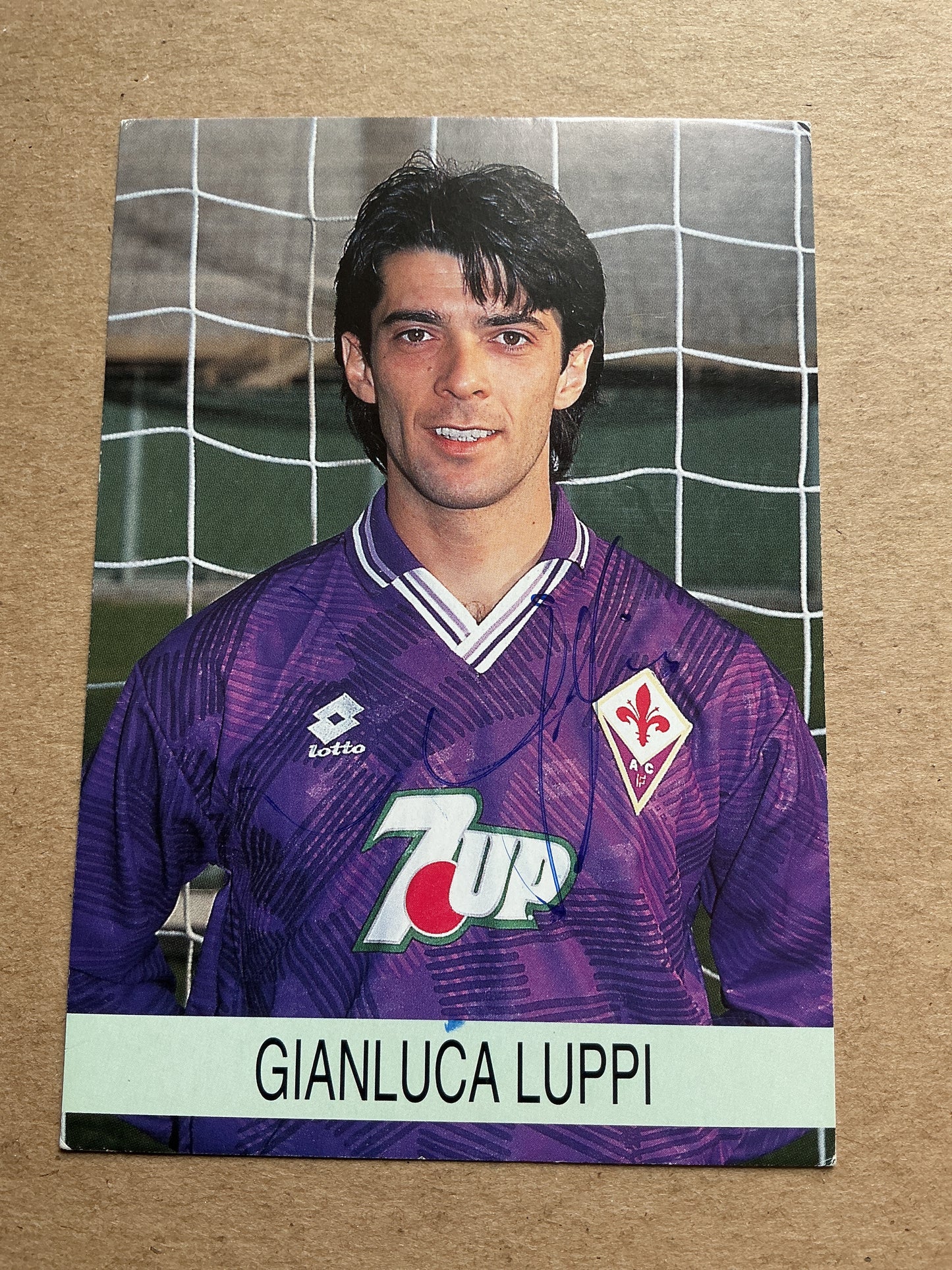 Gianluca Luppi, Italy 🇮🇹 ACF Fiorentina 1992/93 hand signed
