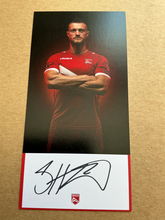 Scott Wiseman, Gibraltar 🇬🇮 2021 hand signed