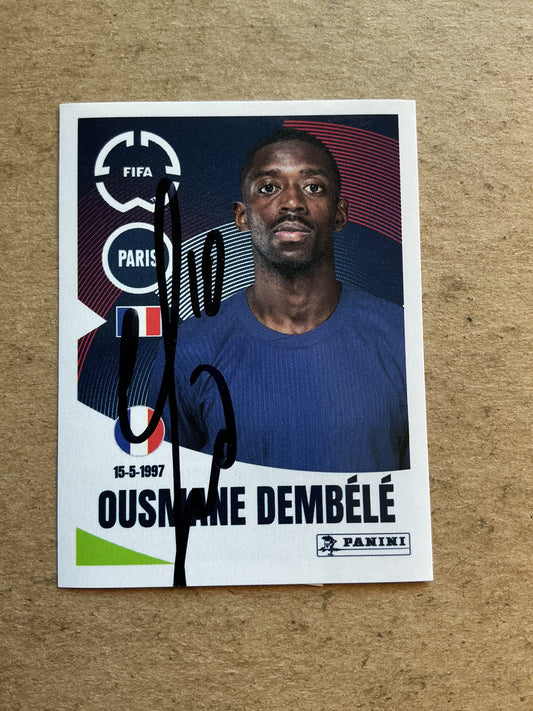 Ousmane Dembélé, France 🇫🇷 Paris Saint-Germain Club World Cup 2025 Panini hand signed