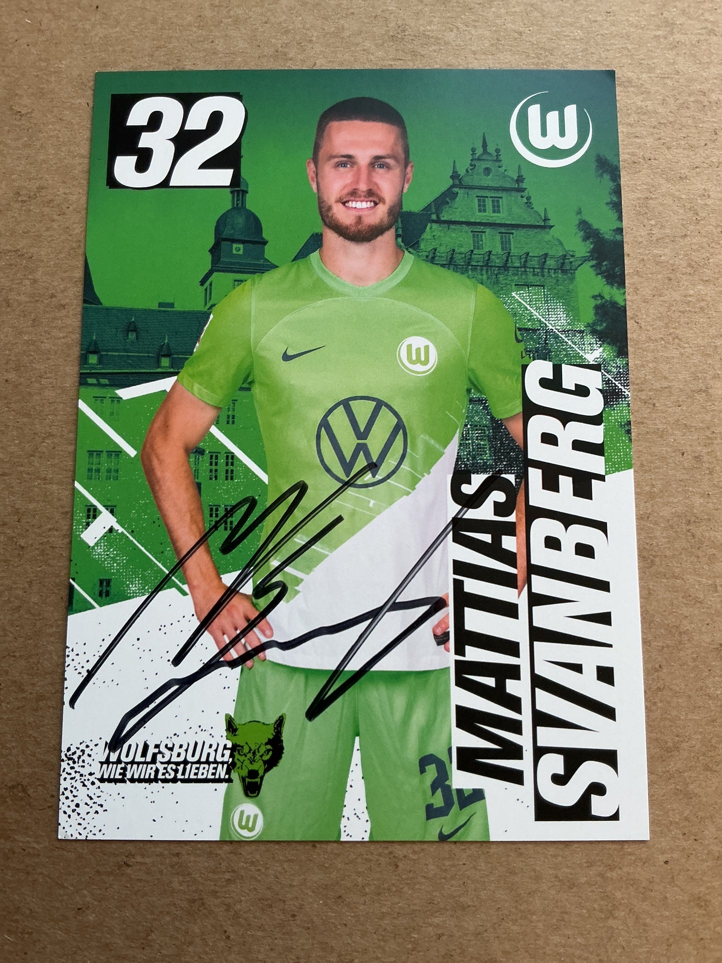 Mattias Svanberg, Sweden 🇸🇪 VfL Wolfsburg 2023/24 hand signed