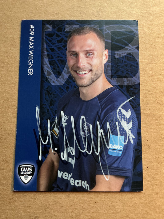 Max Wegner, Germany 🇩🇪 VfB Oldenburg 2022/23 hand signed