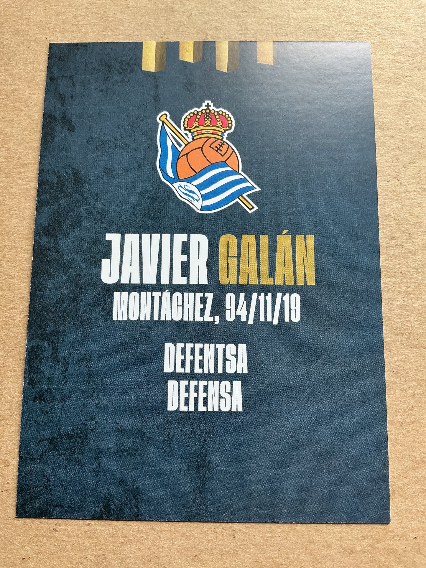 Javier Galan, Spain 🇪🇸 Real Sociedad 2023/24 hand signed