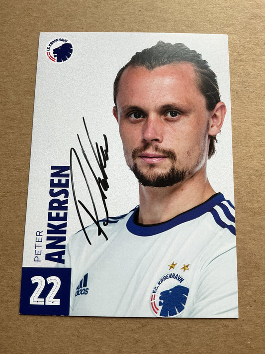 Peter Ankersen, Denmark 🇩🇰 FC Copenhagen 2018/19 hand signed