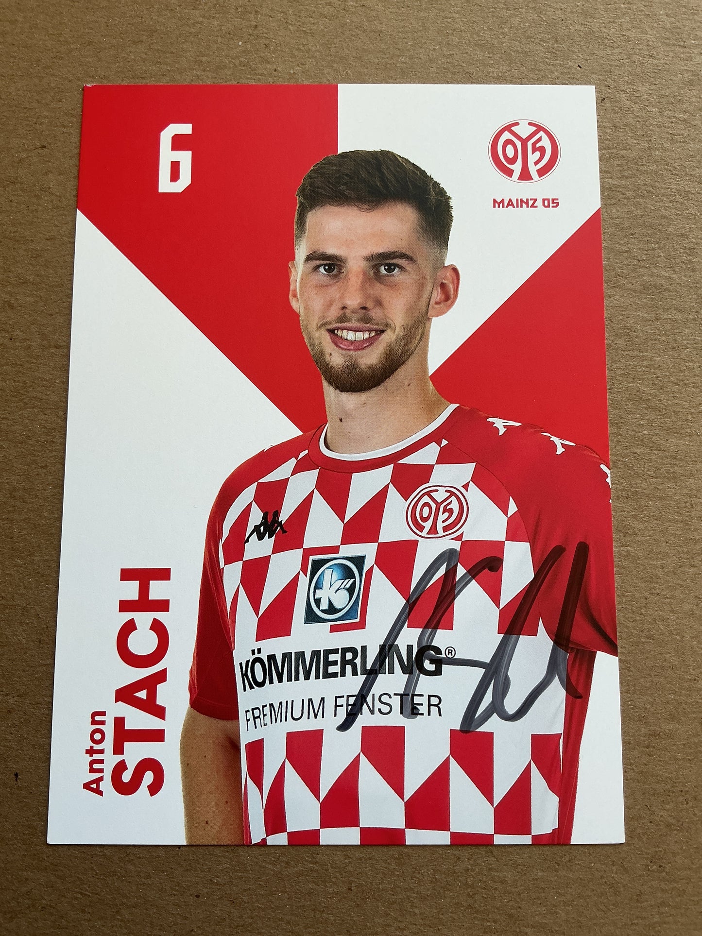 Anton Stach, Germany 🇩🇪 FSV Mainz 05 2021/22 hand signed