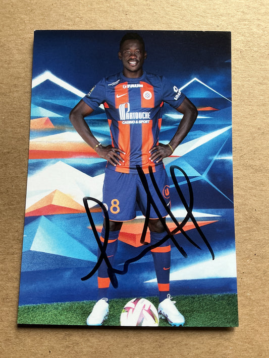 Akor Adams, Nigeria 🇳🇬 Montpellier HSC 2023/24 hand signed