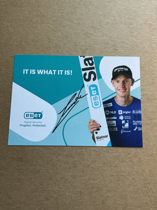 Lovro Kos, Slovenia 🇸🇮 Ski Jumping Winter Sports 2024/25 hand signed