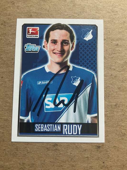 Sebastian Rudy, Germany 🇩🇪 TSG 1899 Hoffenheim 2014/15 Topps hand signed