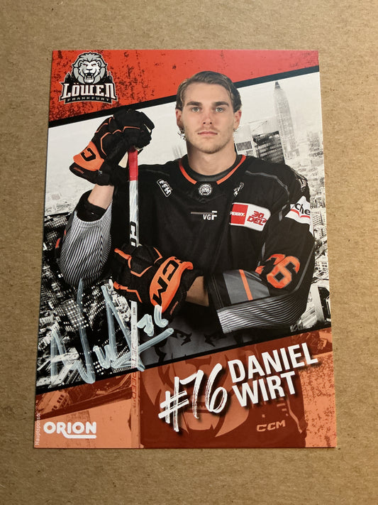 Daniel Wirt, Germany 🇩🇪 Löwen Frankfurt 2023/24 hand signed