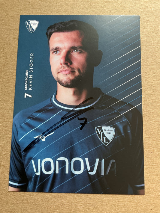 Kevin Stöger, Austria 🇦🇹 VfL Bochum 2023/24 hand signed