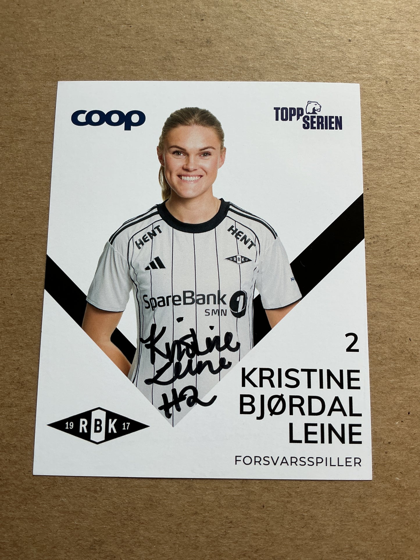 Kristine Leine, Norway 🇳🇴 Rosenborg BK 2025/26 hand signed
