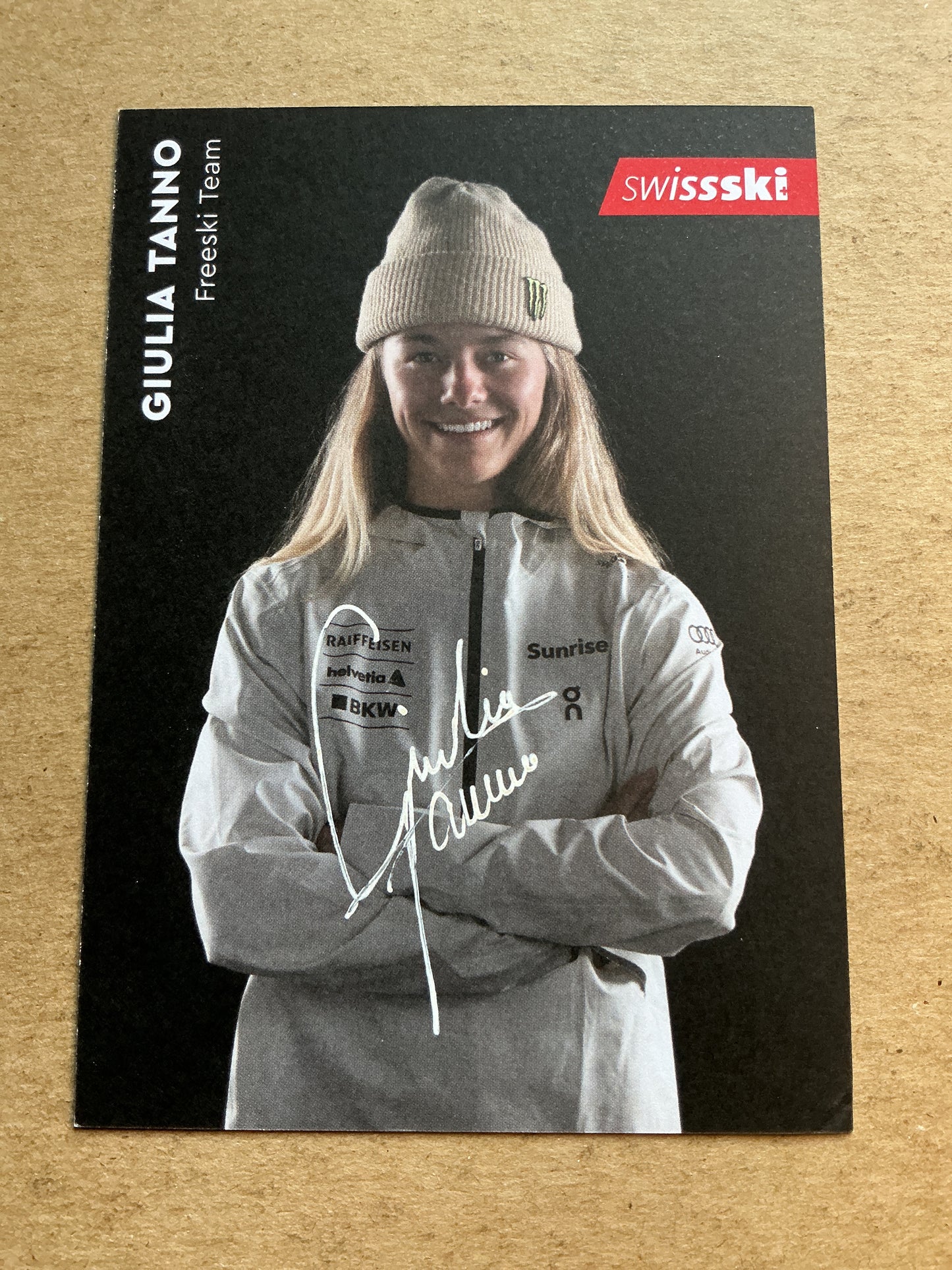 Giulia Tanno, Switzerland 🇨🇭 Freestyle Winter 2022/23 hand signed