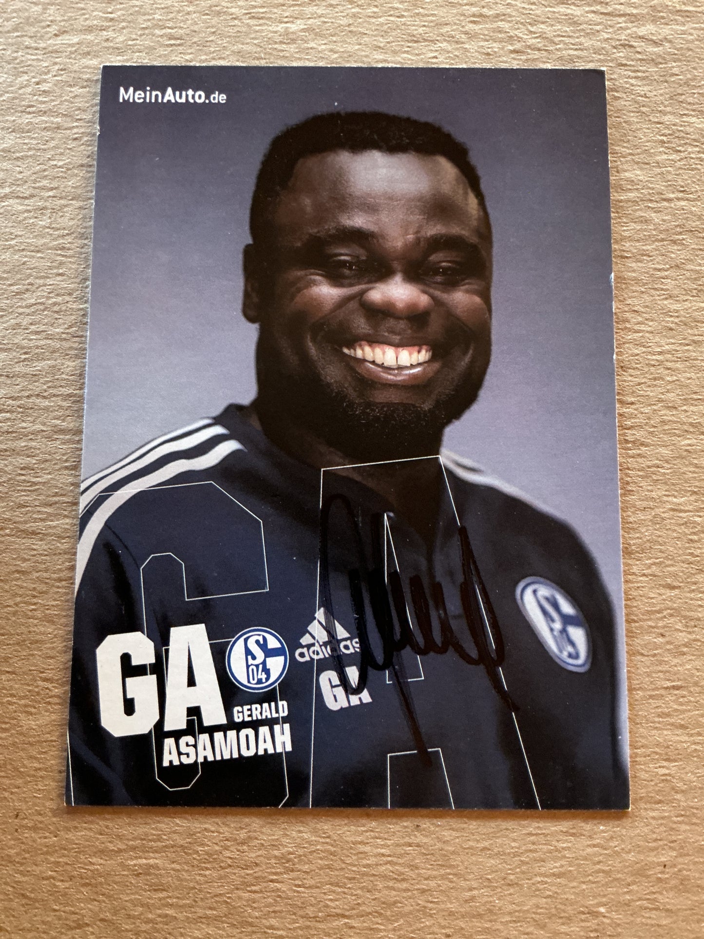 Gerald Asamoah, Germany 🇩🇪 FC Schalke 04 2022/23 hand signed