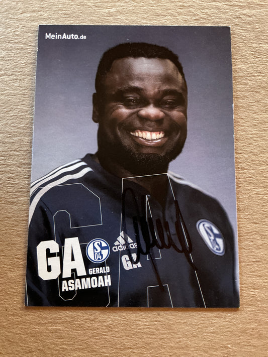 Gerald Asamoah, Germany 🇩🇪 FC Schalke 04 2022/23 hand signed