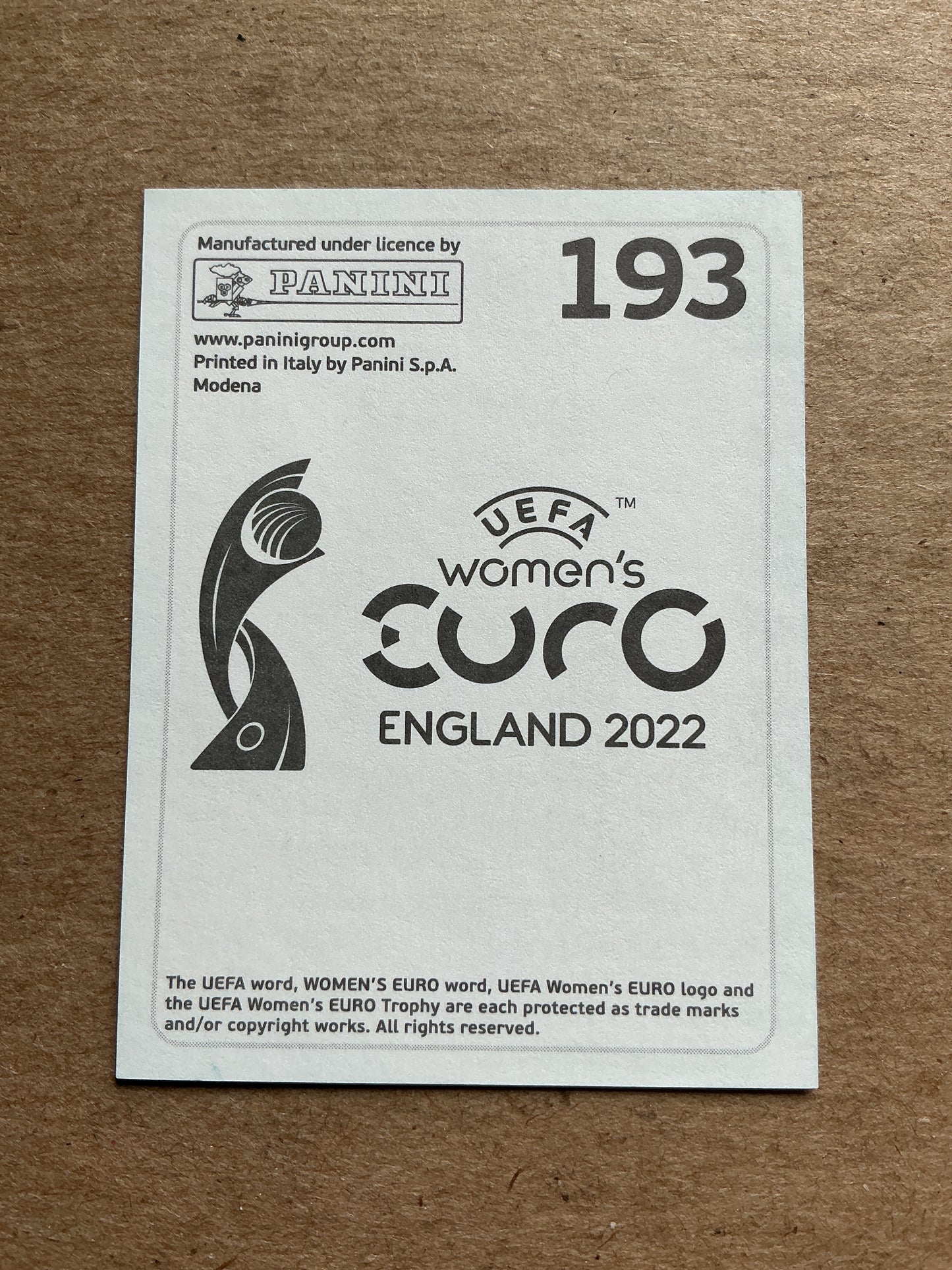 Adelina Engman, Finland 🇫🇮 UEFA Women’s Euro Cup 2022 Panini hand signed