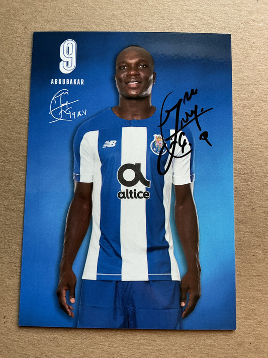 Vincent Aboubakar, Cameroon 🇨🇲 FC Porto 2019/20 hand signed