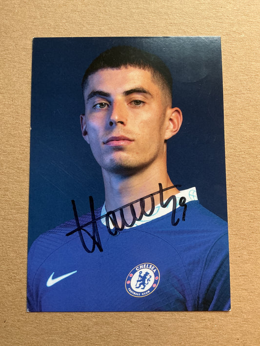 Kai Havertz, Germany 🇩🇪 Chelsea FC 2022/23 hand signed