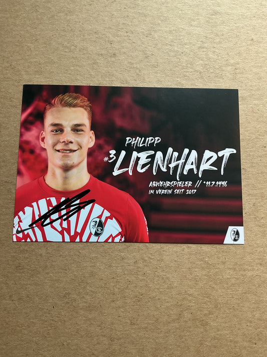 Philipp Lienhart, Austria 🇦🇹 SC Freiburg 2023/24 hand signed