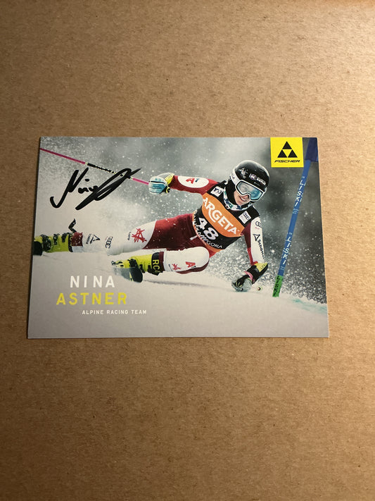 Nina Astner, Austria 🇦🇹 Alpine Winter Sports 2024/25 hand signed