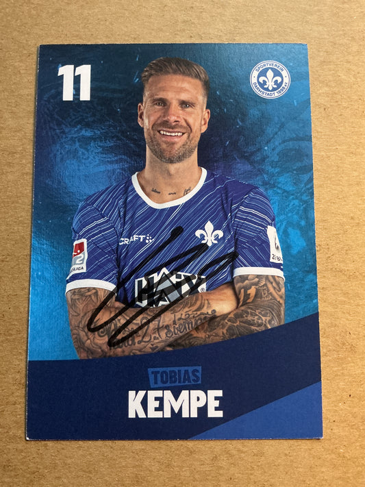 Tobias Kempe, Germany 🇩🇪 SV Darmstadt 98 2023/24 hand signed