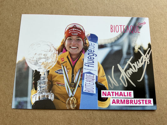 Nathalie Armbruster, Germany 🇩🇪 Nordic Combined 2024/25 hand signed