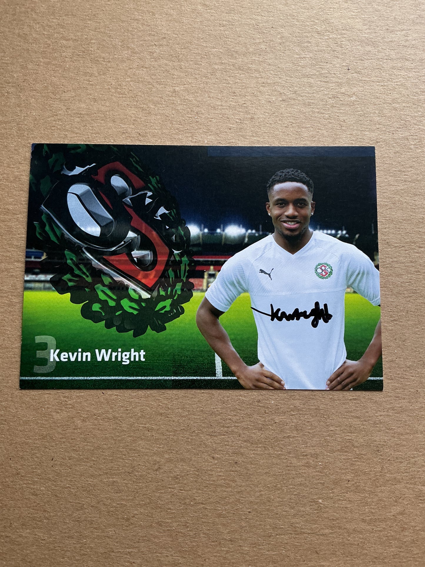 Kevin Wright, Sierra Leone 🇸🇱 Örebro SK 2019/20 hand signed