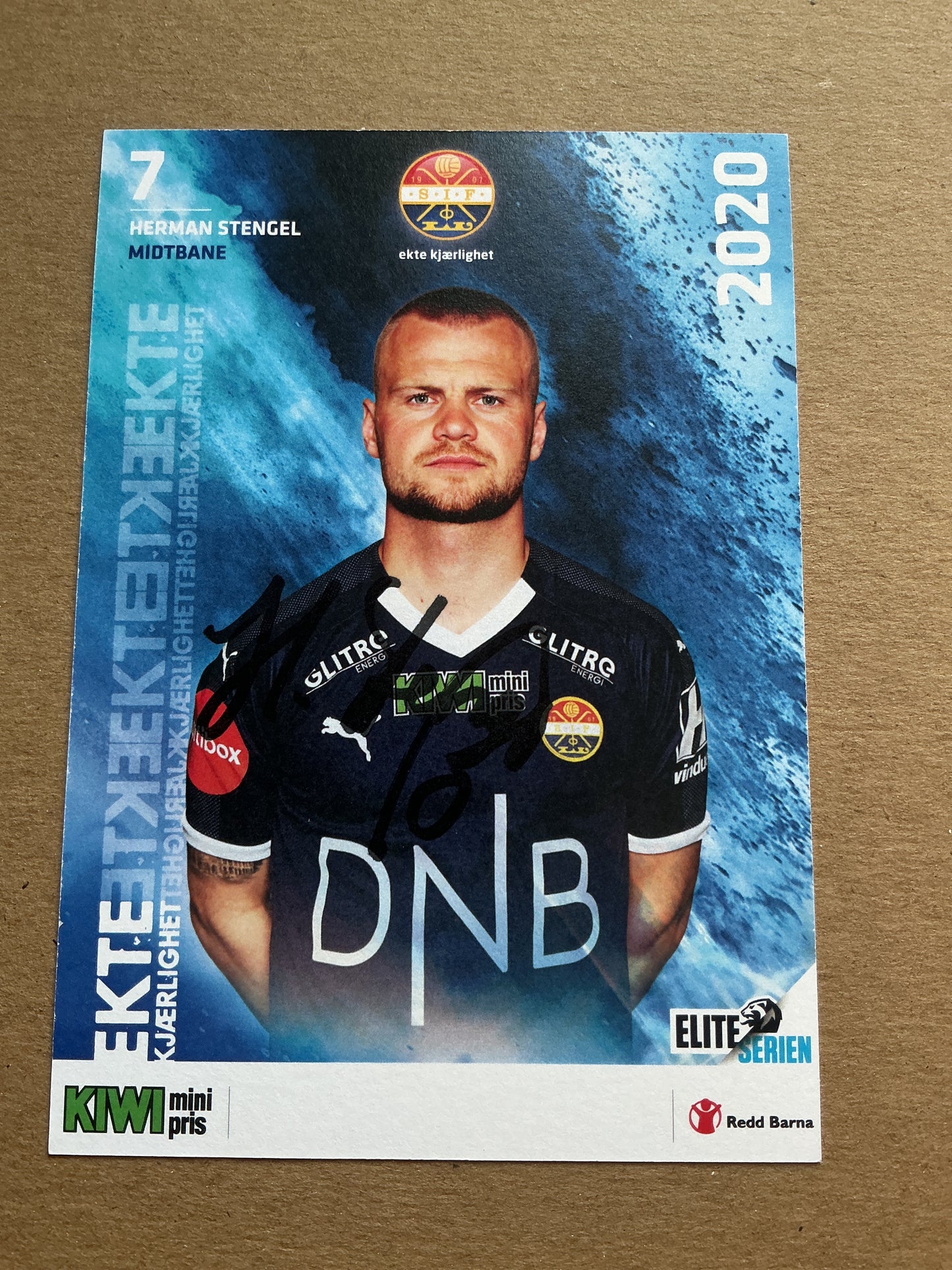 Herman Stengel, Norway 🇳🇴 Strømsgodset IF 2020/21 hand signed