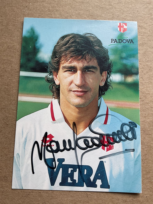Giuseppe Galderisi, Italy 🇮🇹 Calcio Padova 1992/93 hand signed