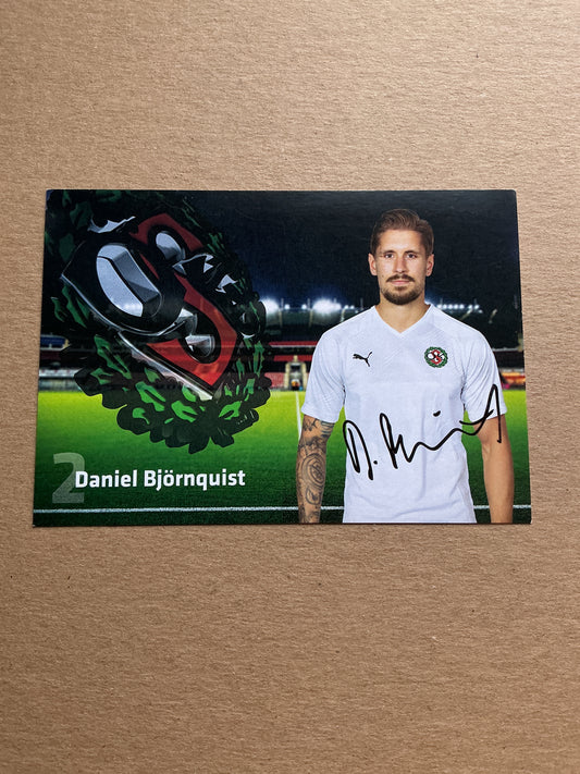Daniel Björnquist, Sweden 🇸🇪 Örebro SK 2019/20 hand signed