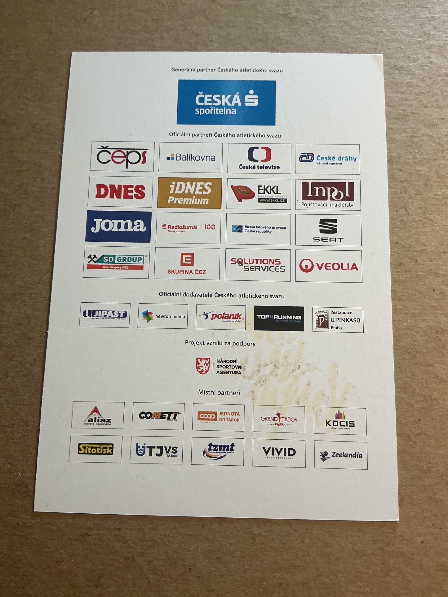 Kristiina Mäki, Czech Republic 🇨🇿 Athletics Summer Olympics 2024 hand signed