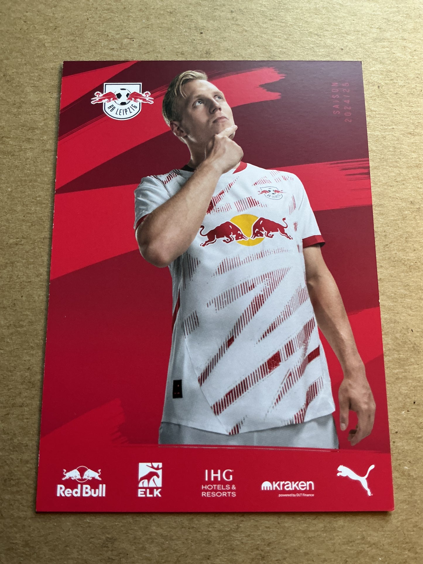 Xaver Schlager, Austria 🇦🇹 RB Leipzig 2024/25 hand signed
