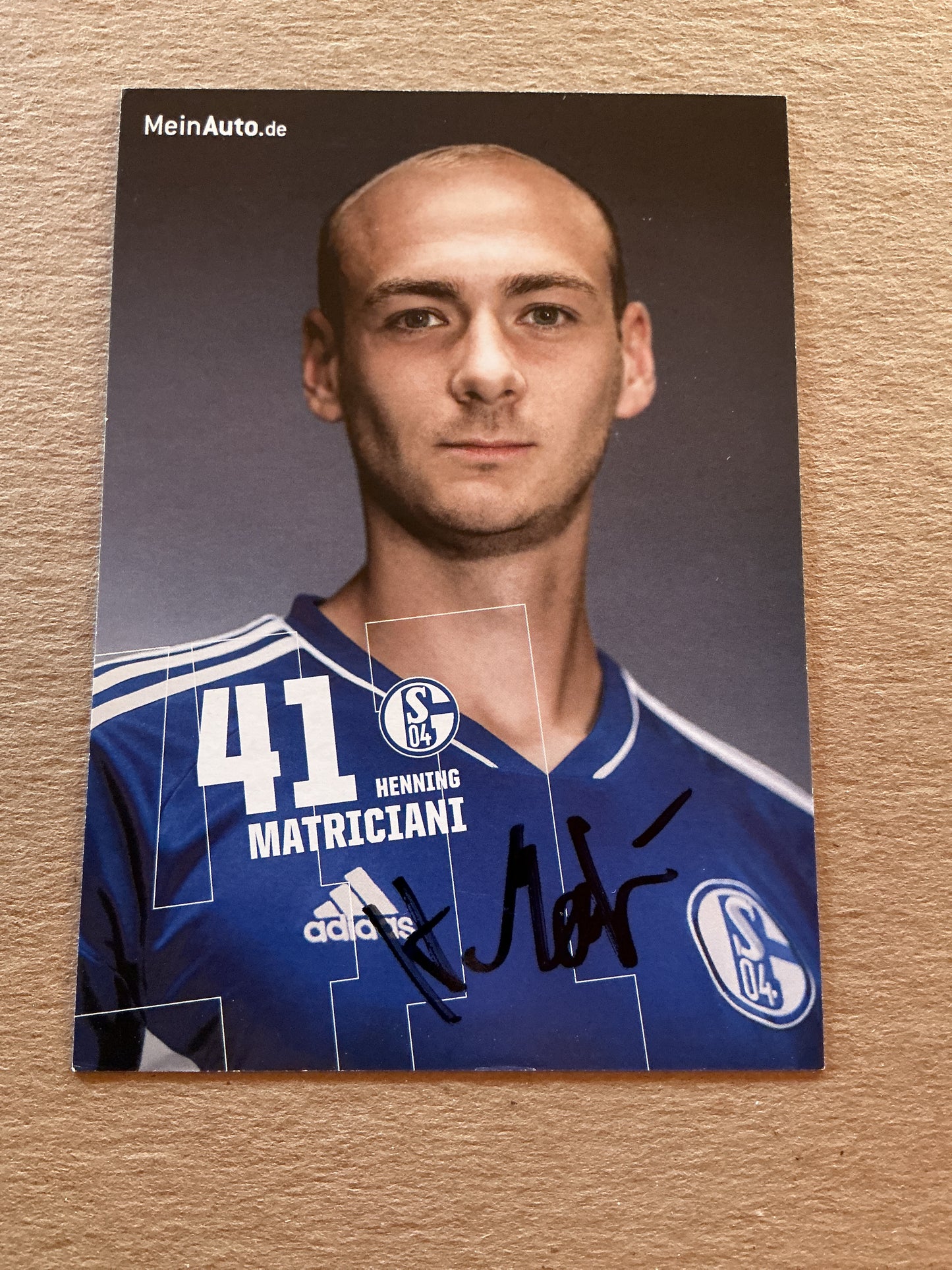 Henning Matricini, Germany 🇩🇪 FC Schalke 04 2022/23 hand signed