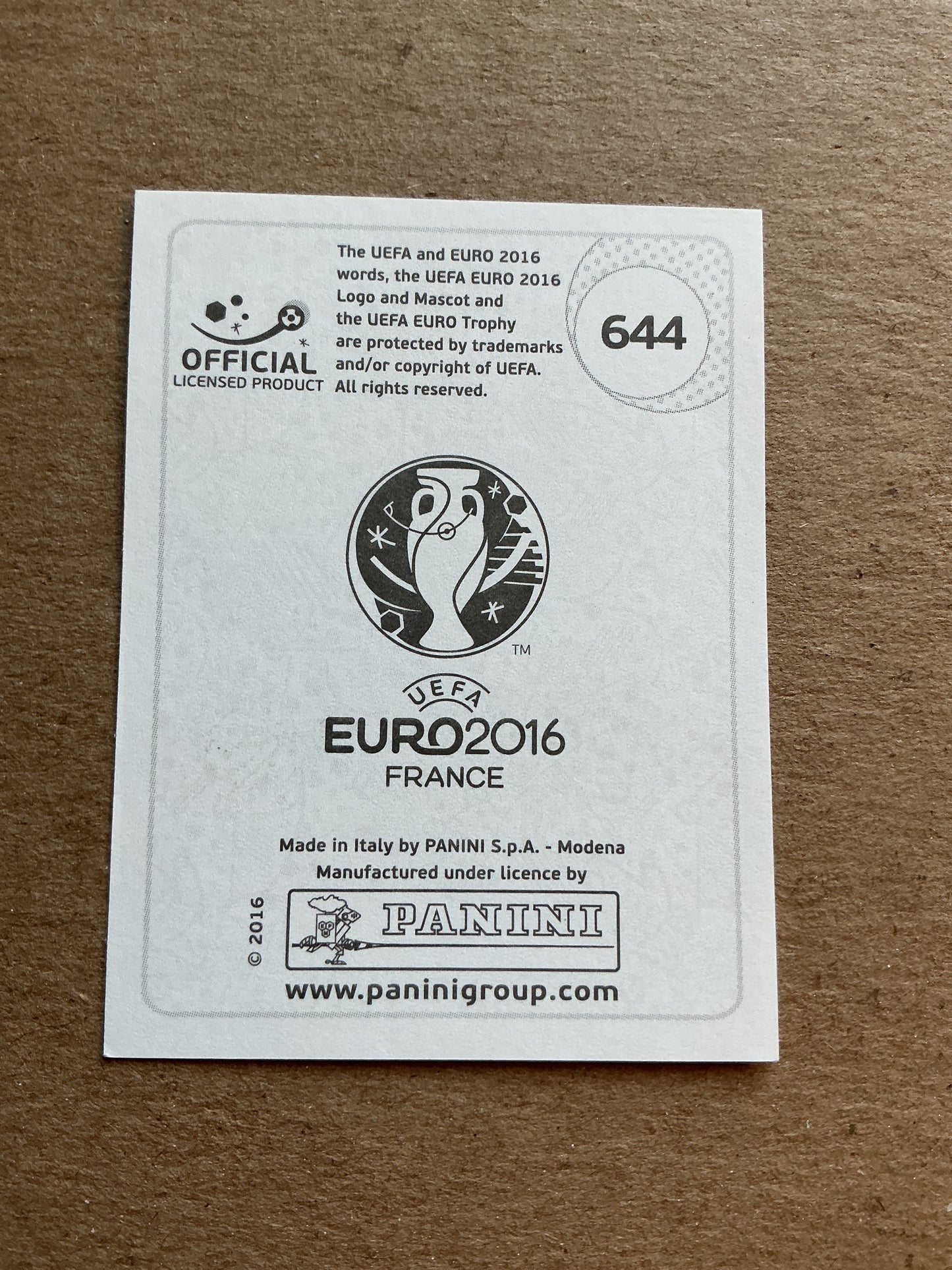 Martin Harnik, Austria 🇦🇹 UEFA Euro 2016 Panini hand signed