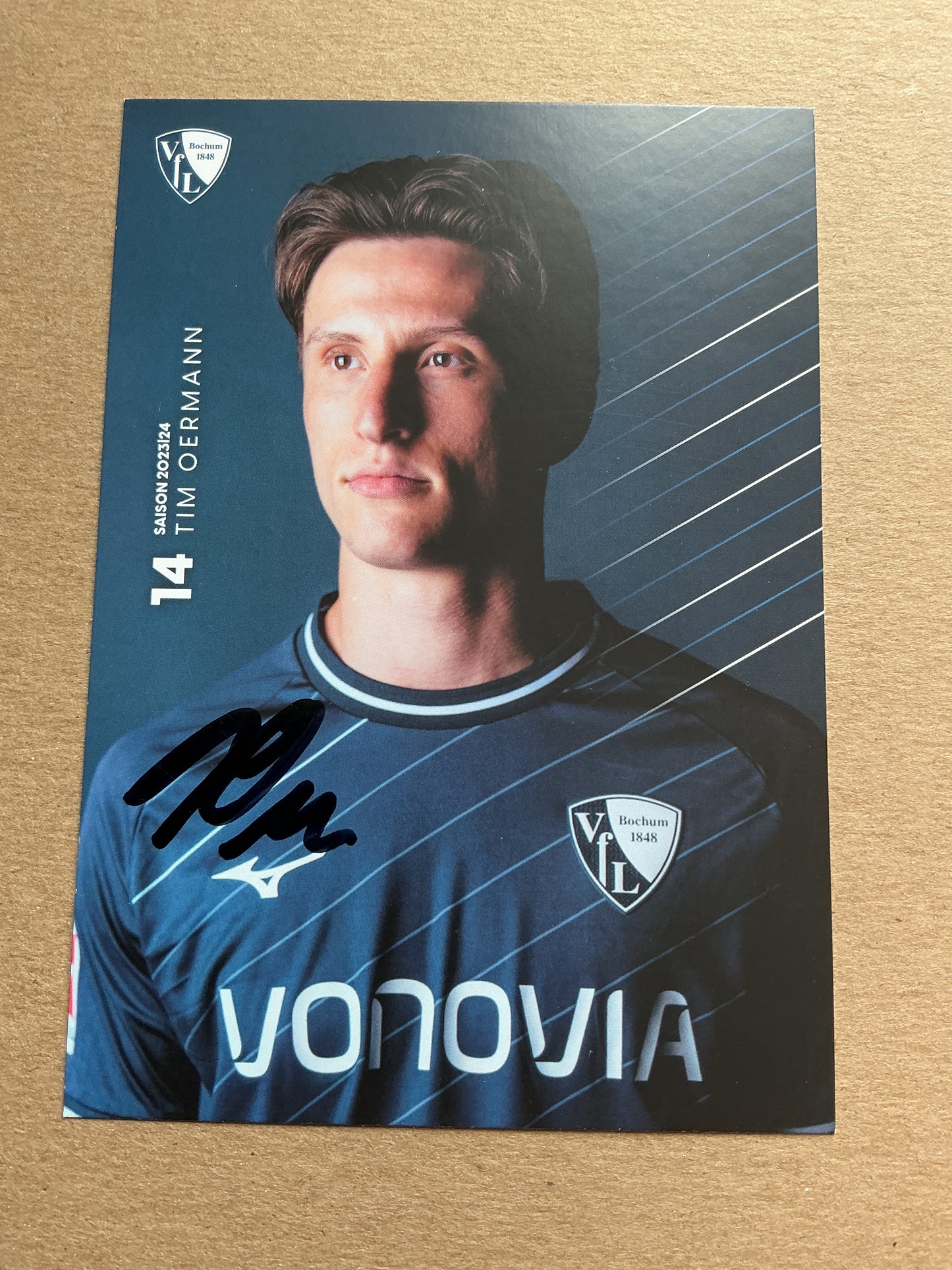 Tim Oermann, Germany 🇩🇪 VfL Bochum 2023/24 hand signed