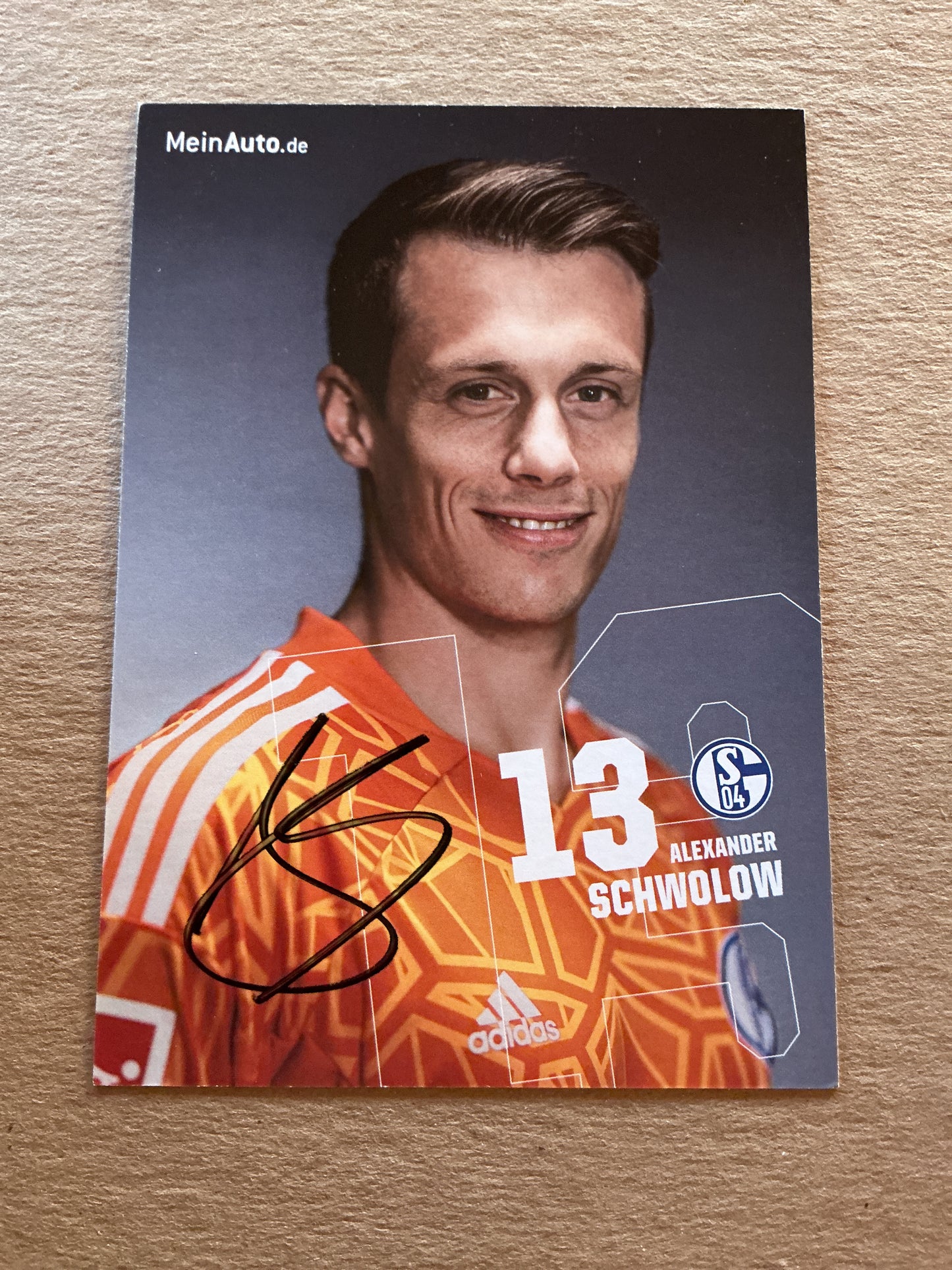 Alexander Schwolow, Germany 🇩🇪 FC Schalke 04 2022/23 hand signed
