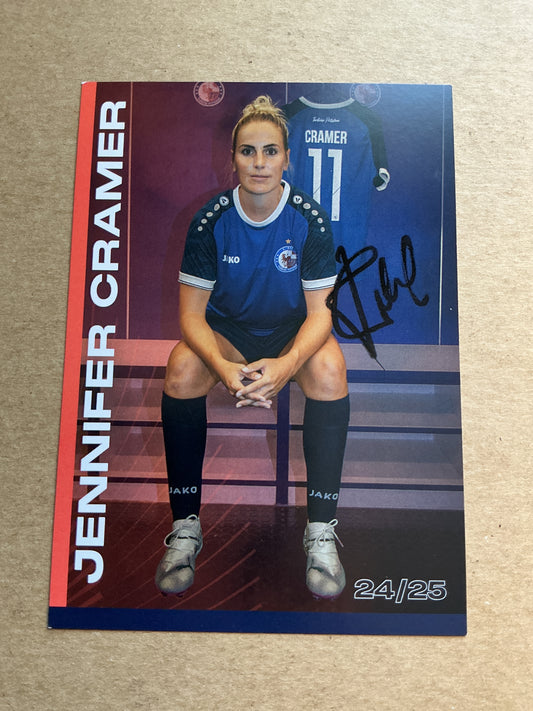 Jennifer Cramer, Germany 🇩🇪 1.FFC Turbine Potsdam 2024/25 hand signed