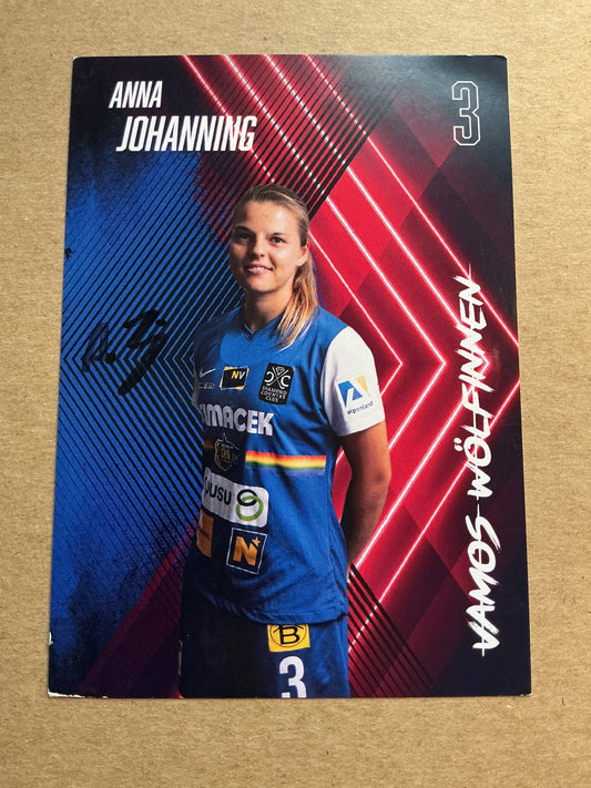 Anna Johanning, Germany 🇩🇪 SKN St.Pölten 2022/23 hand signed