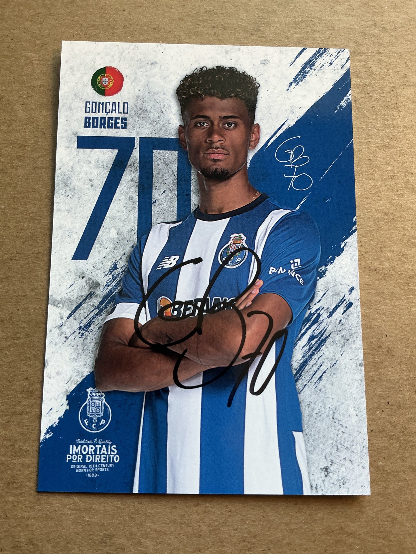 Gonçalo Borges, Portugal 🇵🇹 FC Porto 2023/24 hand signed