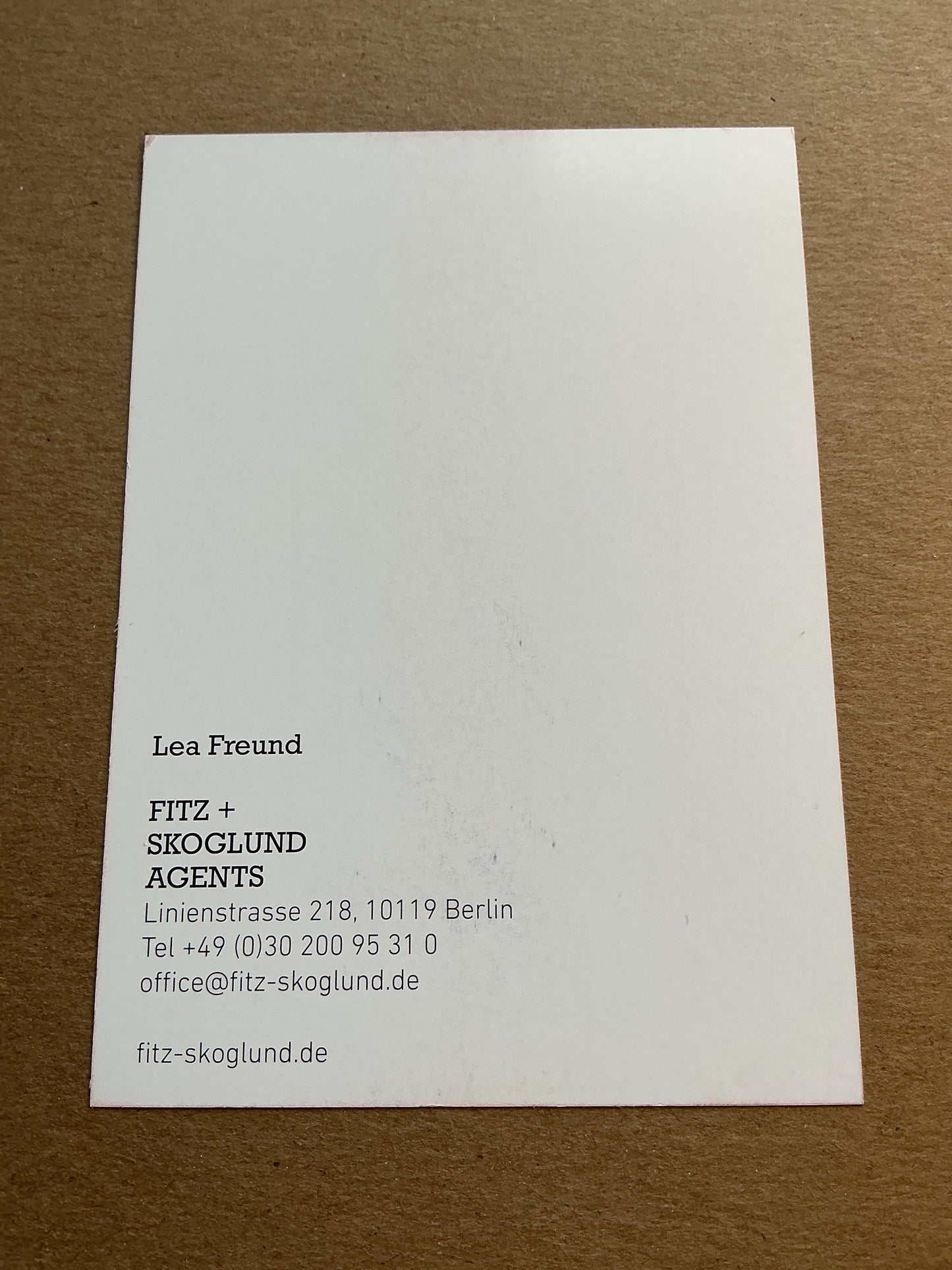 Lea Freund, Germany 🇩🇪 Actress 2024 hand signed