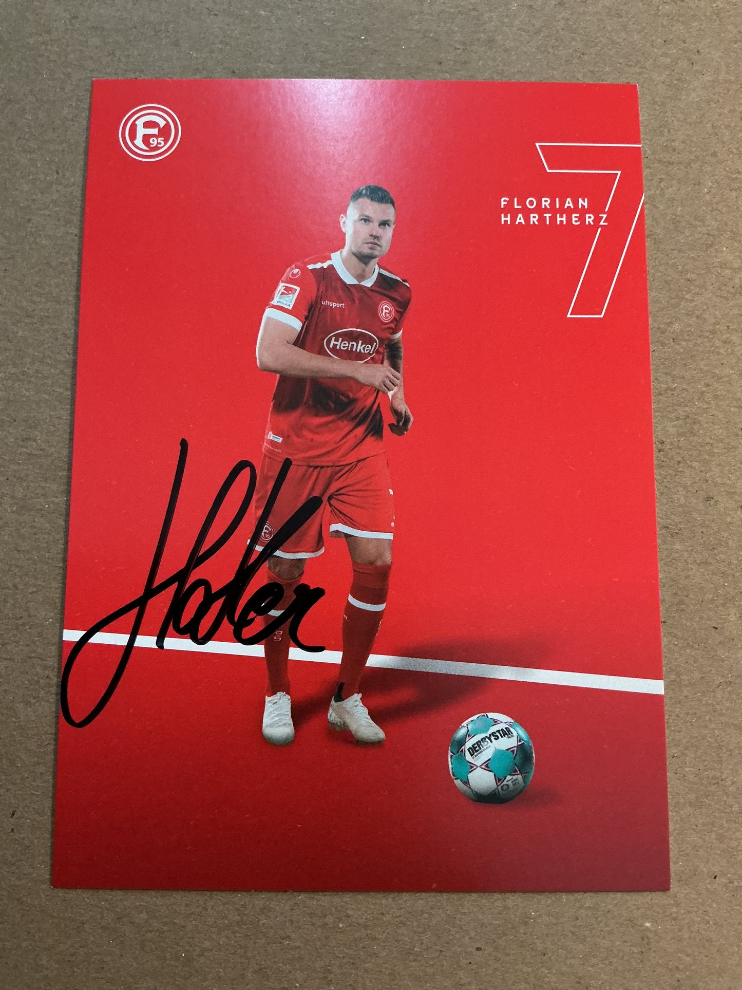 Florian Hartherz, Germany 🇩🇪 Fortuna Düsseldorf 2020/21 hand signed