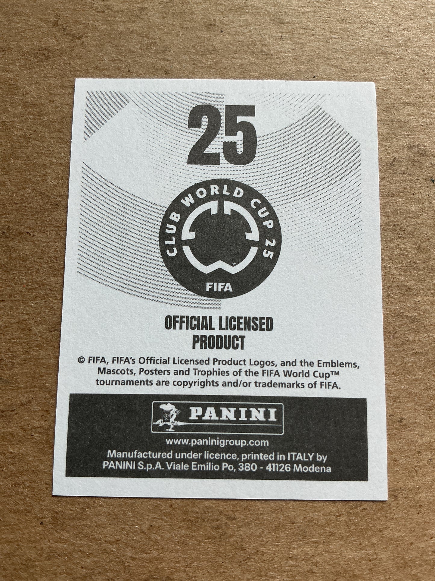 Nehuén Pérez, Argentina 🇦🇷 FC Porto Club World Cup 2025 Panini hand signed