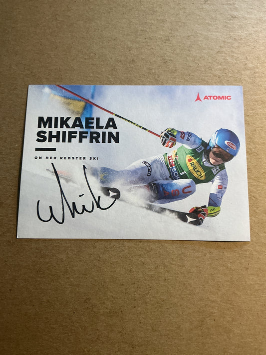 Mikaela Shiffrin, USA 🇺🇸 Alpine Winter Sports 2024/25 hand signed