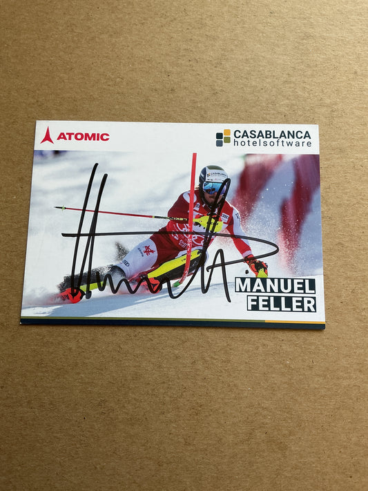 Manuel Feller, Austria 🇦🇹 Alpine Winter Sports 2024/25 hand signed