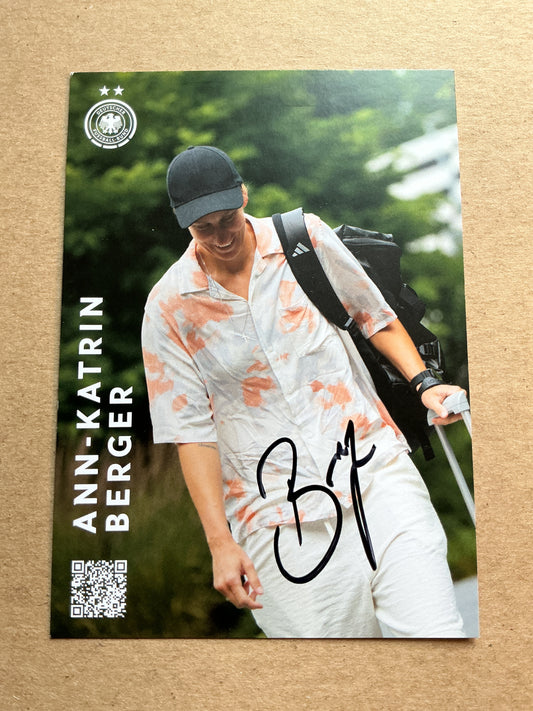 Ann-Kathrin Berger, Germany 🇩🇪 Summer Olympics 2024 hand signed