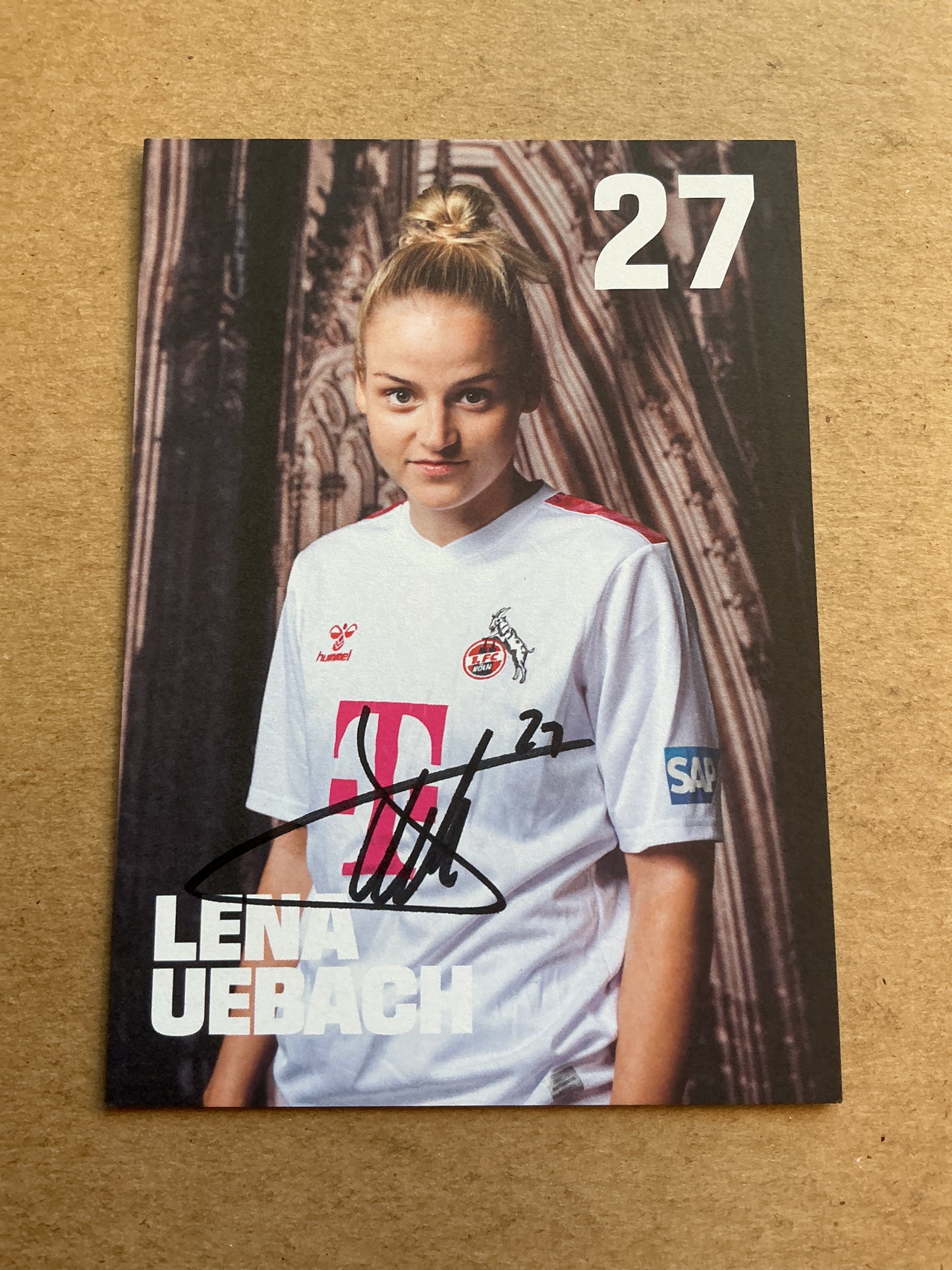 Lena Uebach, Germany 🇩🇪 1.FC Köln 2023/24 hand signed